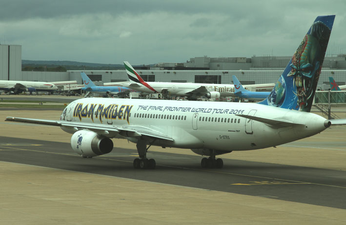 Iron Maiden Leaving Gatwick with Us!